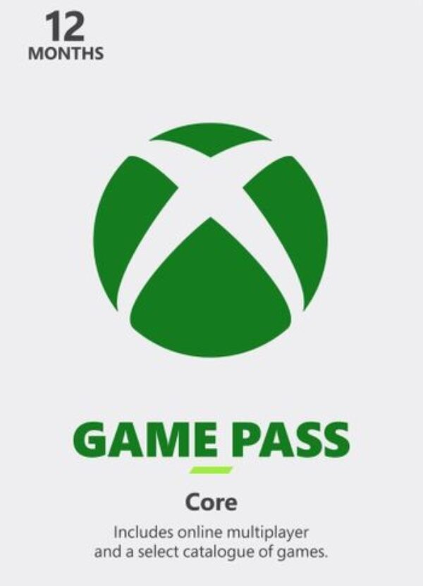 Xbox Game Pass Core 12 Month