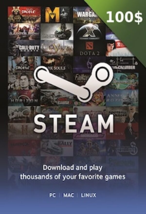 Steam Gift Card 100